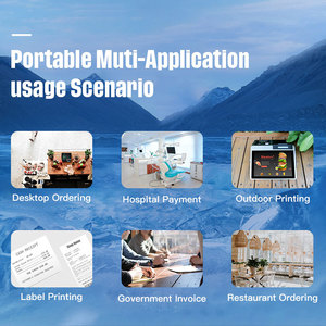 Sıcak satış Z100 mini Epos fatura noktası satış Android 11.0 çift ekran Tablet POS sistemleri ile kart okuyucu & yazıcı - Product Image 5