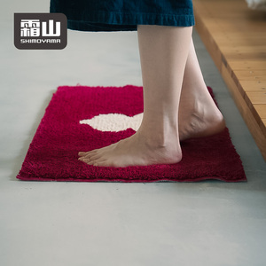 SHIMOYAMA Indoor Soft Striped Floor <strong>Mat</strong> Gourd Pattern Red Chinese Style Machine Washable Living Room <strong>Mat</strong> with Good Wishes - Product Image 6