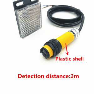 Sensor fotoeléctrico con interruptor de reflexión, fuente de alimentación PNP NO M18, salida de corriente 6-36VDC, 300mA, IP67 E3F-R2PK - Product Image 4