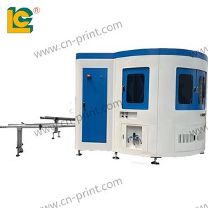 LC品牌自动多色数控塑料玻璃瓶丝网印刷机带<span class=keywords><strong>CCD</strong></span>图像定位