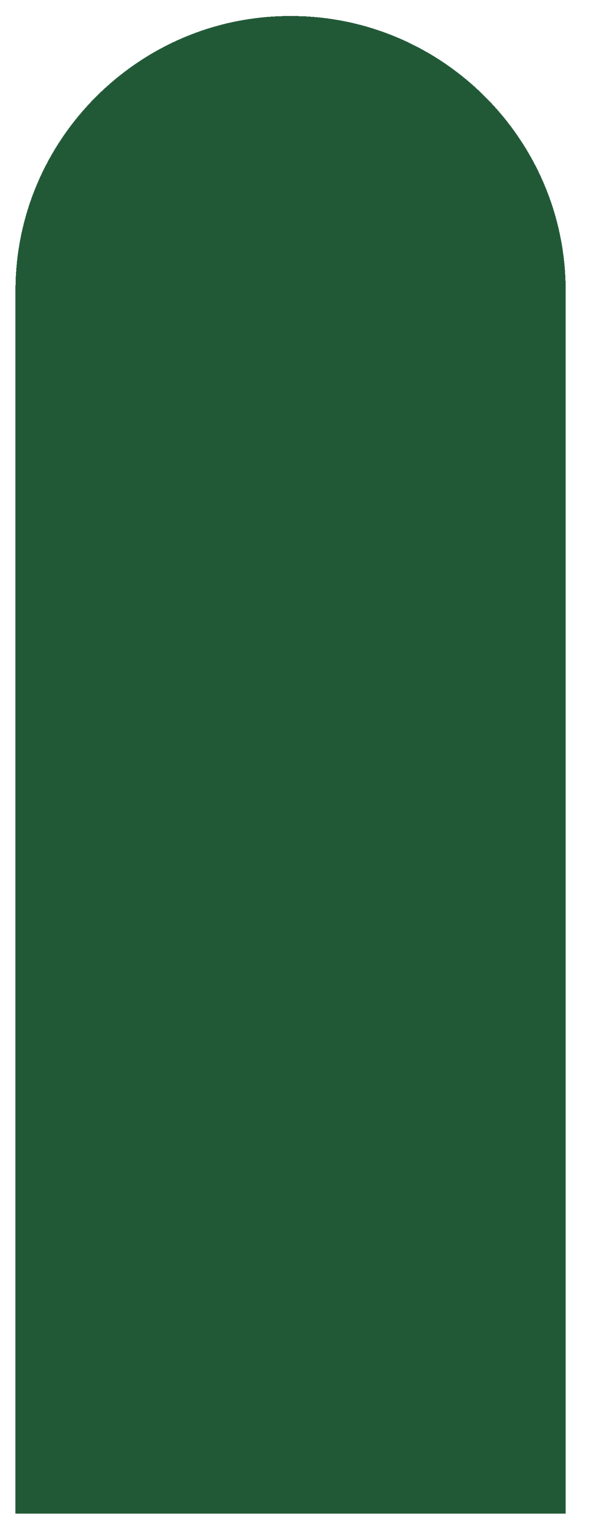 Dark Green Arched Yoga Mat