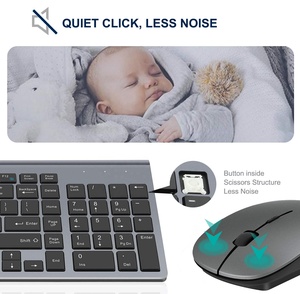 Wireless <strong>Keyboard</strong> and <strong>Mouse</strong> Combos 2.4G Ergonomic and Slim Wireless <strong>Computer</strong> <strong>Keyboard</strong> <strong>Mouse</strong> Designed for Windows PC Laptop