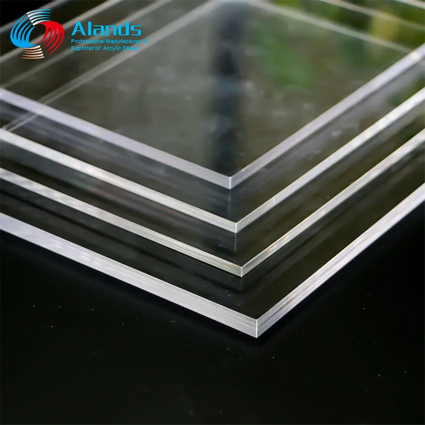 Fabbrica della Cina qualità perfetta 2mm 3mm 4mm 6mm 10mm 4ft X 8ft trasparente trasparente Plexiglass acrilico foglio di plastica