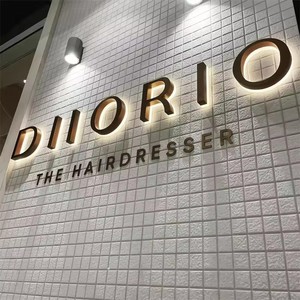 في الهواء الطلق رسالة ليد الأعمال علامة أمامية مخصصة في الهواء الطلق أدى علامات مضيئة الخلفية متجر الأعمال 3D ، - Product Image 4