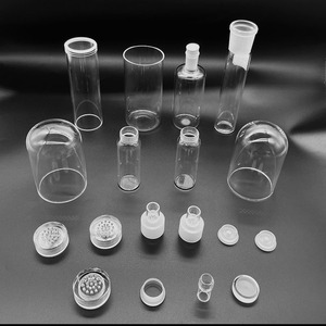 Chịu nhiệt tùy chỉnh rõ ràng một đầu vòng dưới ống thủy tinh thạch anh silica thạch anh <span class=keywords><strong>Flask</strong></span> dầu Burner kính cho phòng thí nghiệm - Product Image 5