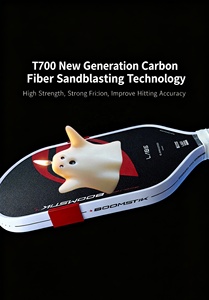 Nóng Báo Chí Gen 5 boomstick lõi pickleball Paddle TORAY T700 sợi carbon OEM ODM tùy chỉnh hiệu suất cao - Product Image 4
