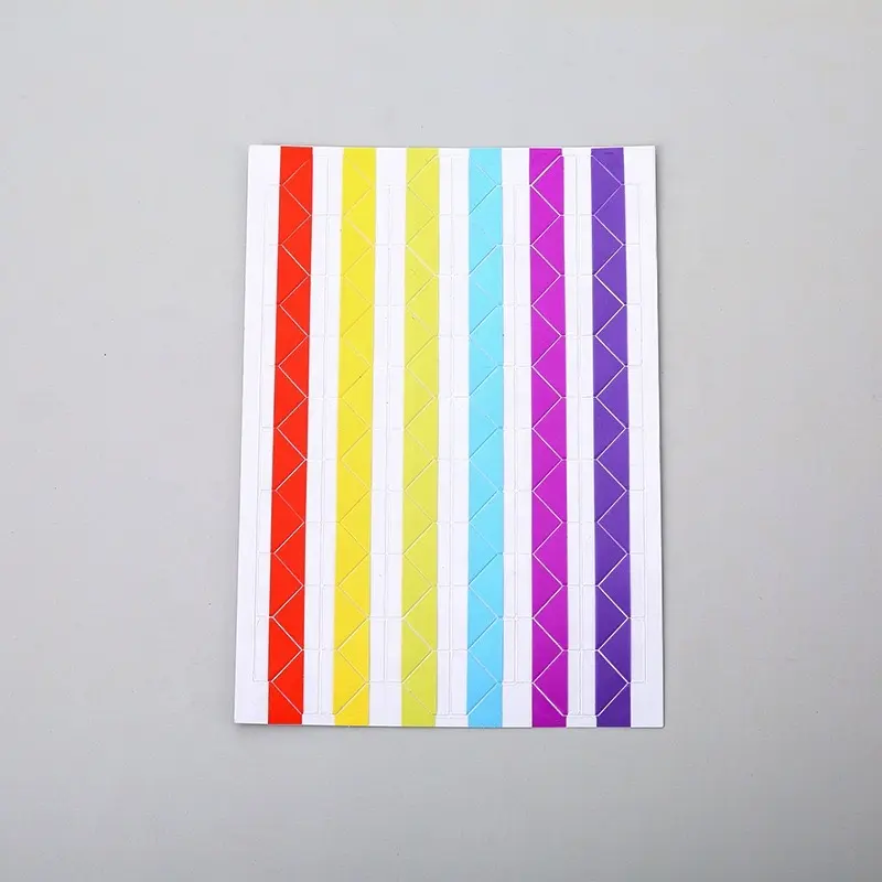 Adesivi di carta ad angolo colorati per immagini album fotografici cornice decorazione della casa Scrapbooking