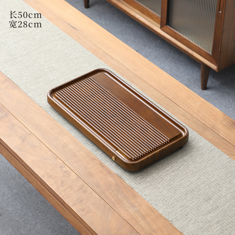 Jingzhou Tea Tray, Huanghuali Color, 50x28cm