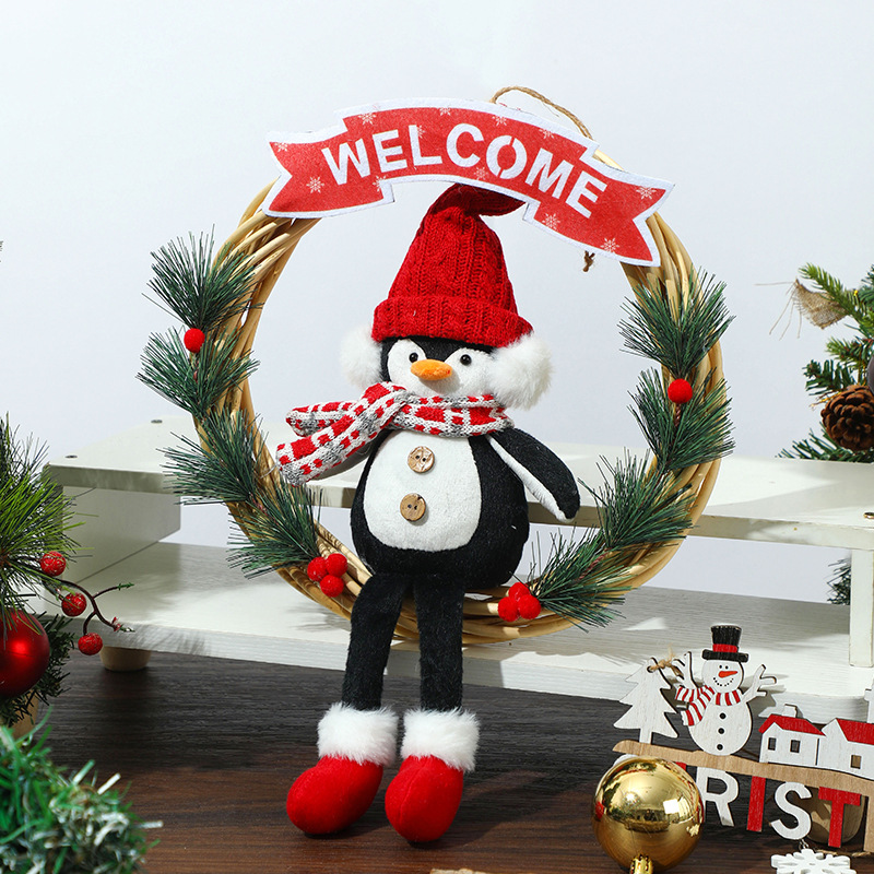 Red-capped Penguin Wreath