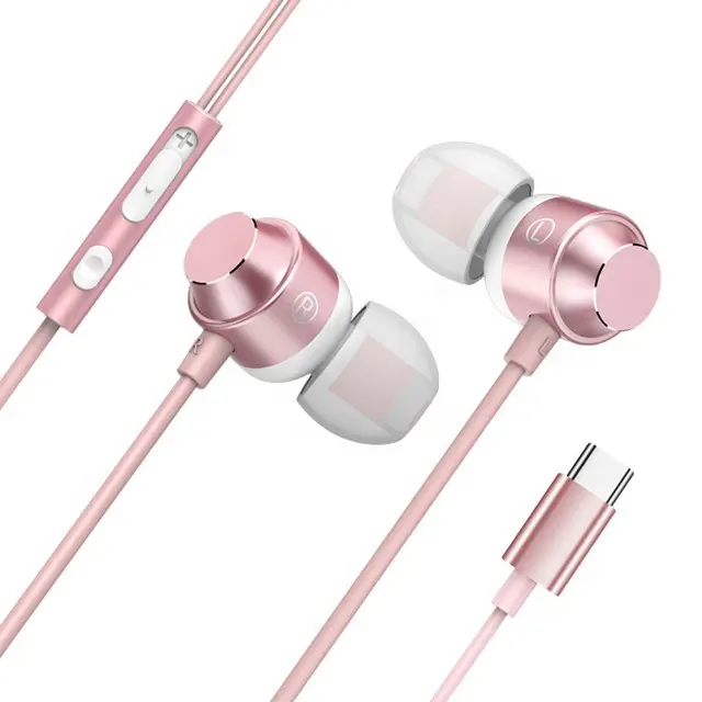 OEM रंग में 3.5MM वायर्ड 1.2 मीटर-कान शैली इयरफ़ोन उच्च गुणवत्ता Headphones माइक्रोफोन के साथ धातु चुंबक वायर्ड earbuds