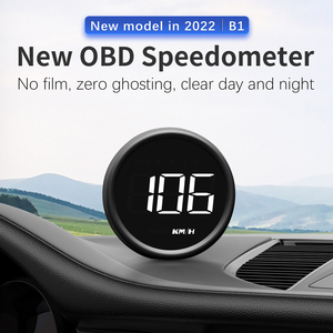 Novo WiiYii B1 OBD2 Head Up Display Smart Gauge LED Velocímetro com Hud OBD2 Medidor Digital Car Acessórios HUD - Product Image 3