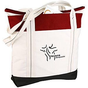 Thân thiện với môi hamptons cuối tuần Tote Túi với tùy chỉnh in logo - Product Image 3