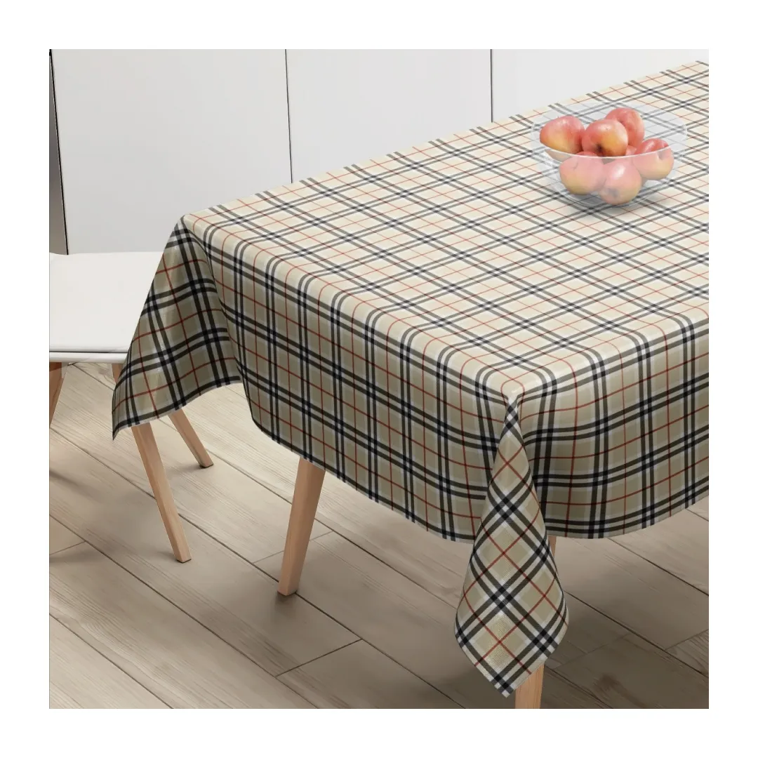 Preisgünstige Tischdecken wasserdichte und ölbeständige PVC-Tischdecken für Heimdekoration verschiedene Muster