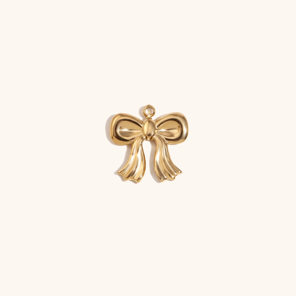 Bow pendant-gold