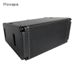 Акустическая система ROVAPA Dual 10 дюймов, 2-полосная линейная, 500 Вт RMS, 120 ° x10 ° Компрессионный драйвер 3 дюйма, 133 дБ SPL, итальянского производства, с корпусом 15 мм - Product Image 1
