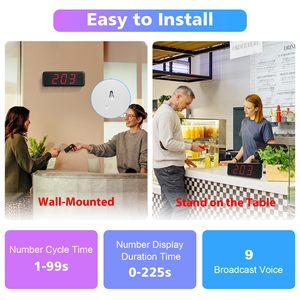 Daytech <strong>Queue</strong> Number 3 <strong>Digit</strong> <strong>Queue</strong> Calling Take a Restaurant <strong>Management</strong> <strong>System</strong> 9 Broadcast Voice Wireless Calling <strong>System</strong> - Product Image 4