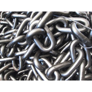 Sıcak daldırma galvanizli U1 U2 U3 gemi Studless bağlantı çapa zinciri bağlantı boyutu (6Dx3.5D) deniz açık çapa bağlantı zinciri - Product Image 1