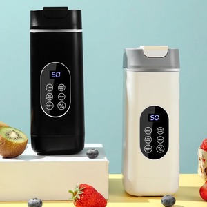 เครื่องปั่นไฟฟ้าและเครื่องปั่นน้ำผลไม้หลายโหมดแบบพกพาชาร์จผ่าน USB พร้อมจอแสดงผลแบบดิจิตอลเครื่องปั่นน้ำผลไม้ - Product Image 1