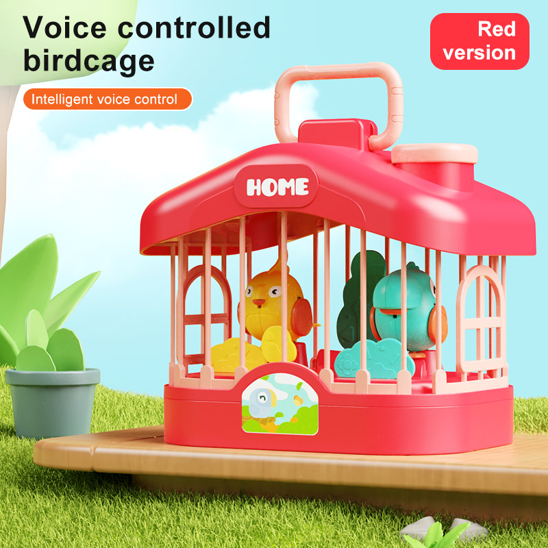 Charged-Red-Birdcage-Voice control