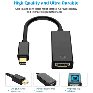 Mini dp a 1,8 M, Cable de DisplayPort DP a convertidor de puerto de pantalla - Product Image 2