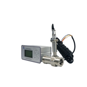Caudalímetro de turbina de salida de pulso con conexión de rosca de pantalla digital para medio de agua compatible con OEM