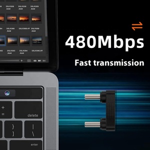 2合1转换器连接器USB C适配器公对公u型C至C型扩展数据传输适配器 - Product Image 3