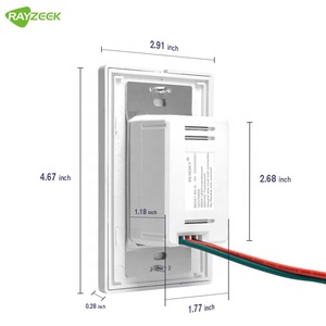 Rayzeek RZ021 UL运动传感器可调长距离占用传感器开关，用于照明控制 - Product Image 4