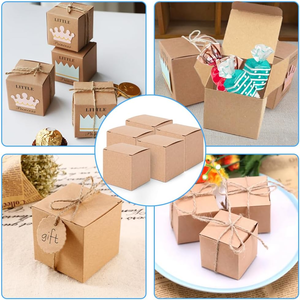 กล่องกระดาษแข็งขนาดเล็ก2นิ้วกล่องงานฝีมือขนาดเล็กกล่องกระดาษขนาดใหญ่กล่องเทียนเครื่องประดับสำหรับงานเลี้ยงวันเกิด - Product Image 2