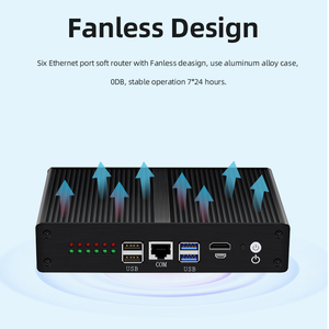 Firewall Router <strong>Computer</strong> Vpn In-tel Ce-leron 2955U Core I3 4010U I5 4200U 6 Ethernet RJ45 Fanless Multi Lan Pfsense Mini Pc - Product Image 2