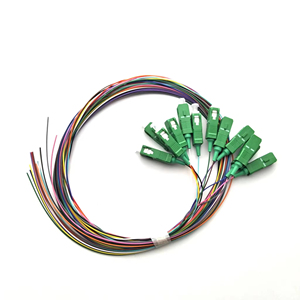 ANSHI 1 <span class=keywords><strong>4</strong></span> 8 12コアシングルモードSC APC/UPC 5Gネットワーク用光ファイバーピグテール