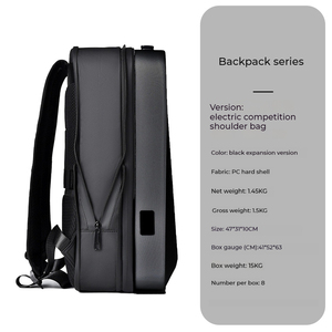 Wasserdichter 16-Zoll-Laptop-Rucksack mit USB-Anti-Flecken-Diebstahls icherung TSA Lock PC Hard Case <span class=keywords><strong>Computer</strong></span> tasche Neu