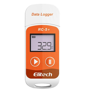 Registrador de datos de temperatura USB 2 + con sensor de termopar, transmisor USB, Registrador de temperatura industrial y doméstico para interiores