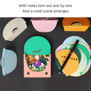 <strong>Custom</strong> Chinese Style Note Pads 3d Paper Craft Model <strong>Notepad</strong> Creative Gift Office School Stationery - Product Image 5