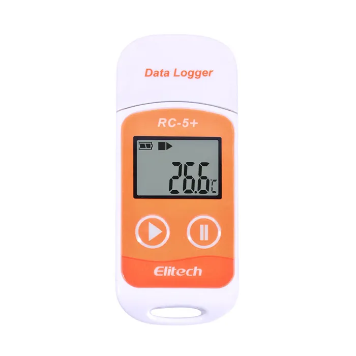 RC-5 + Высокоточный цифровой регистратор данных температуры USB для холодильных транспортных лабораторий холодовой цепи и т. д.