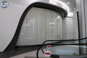 Hệ thống vách ngăn di động tự động bằng kính trượt hiện đại, không khung, có thể vận hành bằng điện - Product Image 4