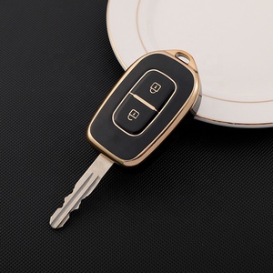 Fabrika toptan altın hattı araba anahtarlık kapak Renault DACIA DUSTER LOGAN SANDERO için TPU anahtar kapak DACIA - Product Image 2