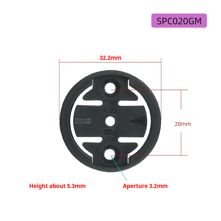 7 (Garmin) Distancia entre orificios: 20 mm