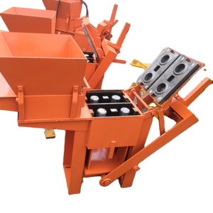 小型企业热卖手压粘土砌块机QMR2-40 - Product Image 1