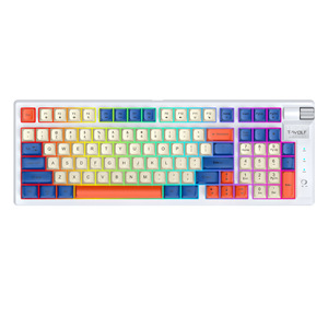 T-WOLF T70 Trimode Mechanical <strong>Keyboard</strong> Customized Red Switch Retro RGB <strong>Keyboard</strong> Charging 97 <strong>Keys</strong> - Product Image 3