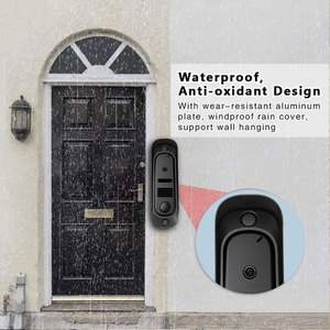 XH-461 Video Doorbell Night Vision Camera Door Bell Waterproof LCD Monitor Wired <strong>Intercom</strong> Video Door Phone <strong>System</strong> - Product Image 6