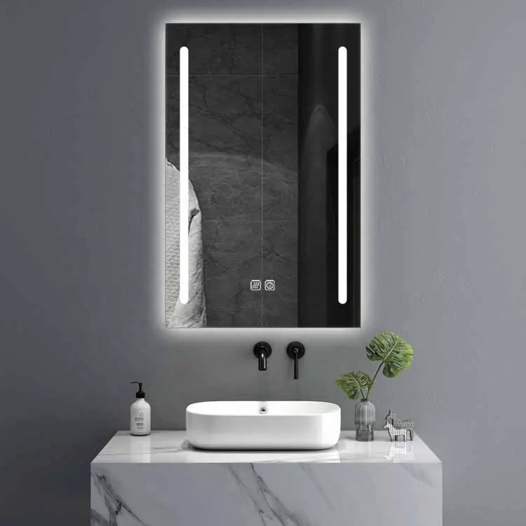 Espejo mágico Led de pared para tocador de baño, espejo inteligente con pantalla táctil, venta al por mayor