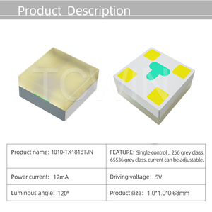 Tcwin tam renkli Ic Smd Led modülü çip RGB tek kontrol/256 gri sınıf Led 470nm Smd Led led App kontrolü - Product Image 5