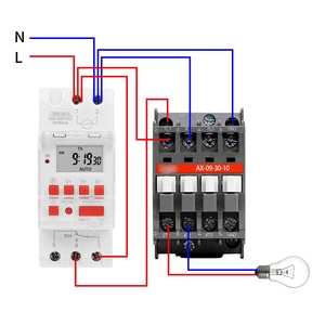 TM919B 5V 12V 24V 110V 220V AC85-265V 30A Programmier barer digitaler Timer-Schalter DIN Automatischer Zyklus-Timing-Controller für Licht lüfter - Product Image 6