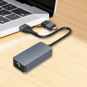 Adaptador Ethernet USB C de alto rendimiento Dajiang convertidor personalizado OEM USB3.0 RJ45 para ordenador portátil/escritorio con cable Stock disponible - Product Image 4