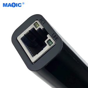 USB2.0 to RJ45 <strong>Adapter</strong> <strong>Network</strong> Card 100Mbps <strong>Network</strong> Port <strong>Adapter</strong> with Light Display ABS Shell White Black Wired <strong>Adapter</strong> - Product Image 5