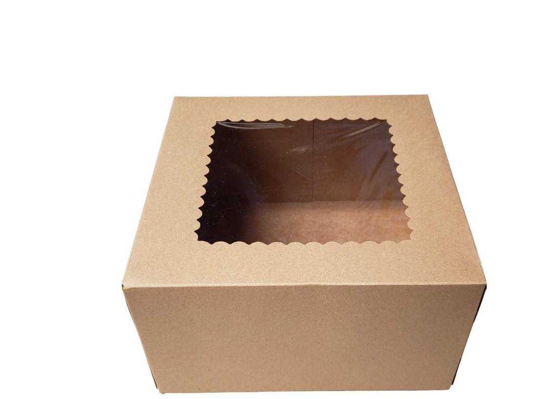 Boîte de gâteau kraft