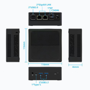 Sunspad Procesador Mini PC de 12. ª Generación N100 Win11 Pro 3 Puerto de Pantalla N100 Mini Computadora - Product Image 4
