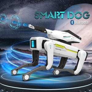 High-<strong>Tech</strong> Artificial Mobile Robot Dog Toy for Children Simulation Intelligent RC Car Voice Dialogue Remote Control <strong>Programming</strong> - Product Image 2