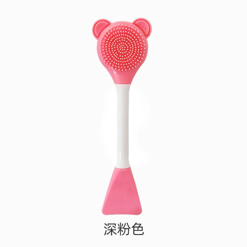 Forme ours + forme éventail (plat) - rose foncé