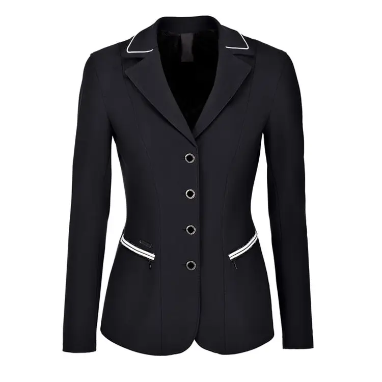 Alta Qualidade Four-Way Stretch Equitação Desempenho Jacket Competição Equestrian Coat